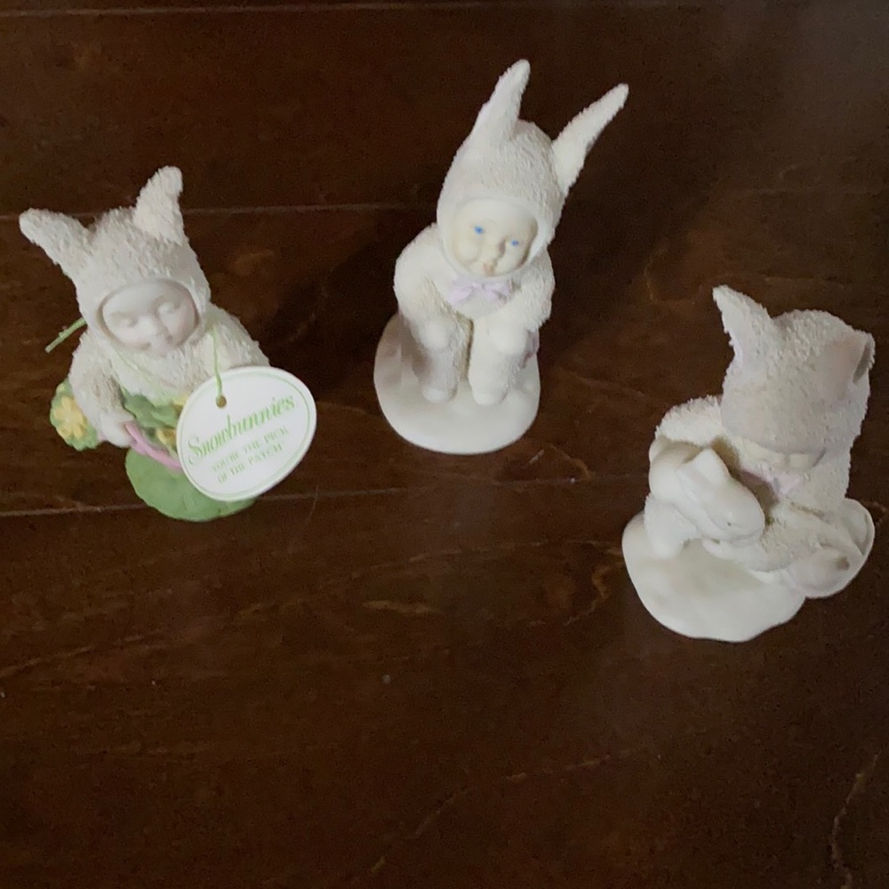Lot of three Dept 56 Snowbabies